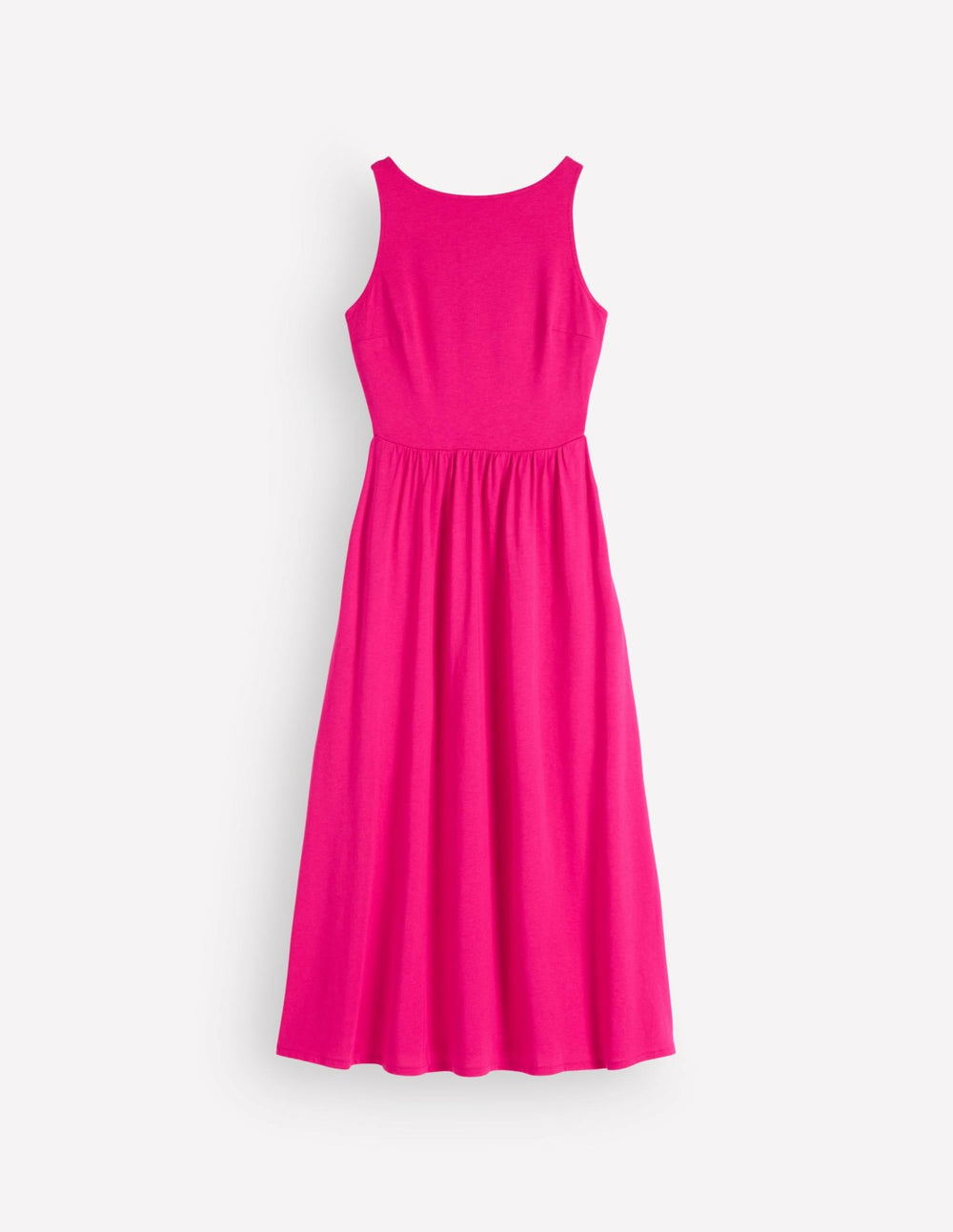 Saoirse Smocked Jersey Dress-Bright Pink / Boden On sale