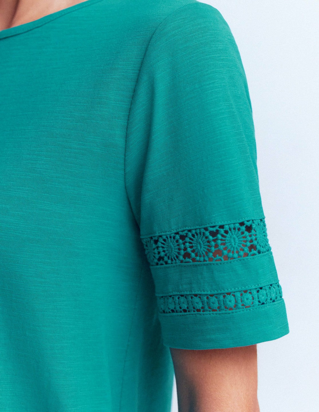 Hattie Jersey T-shirt Dress-Glaze Blue / Boden Sale