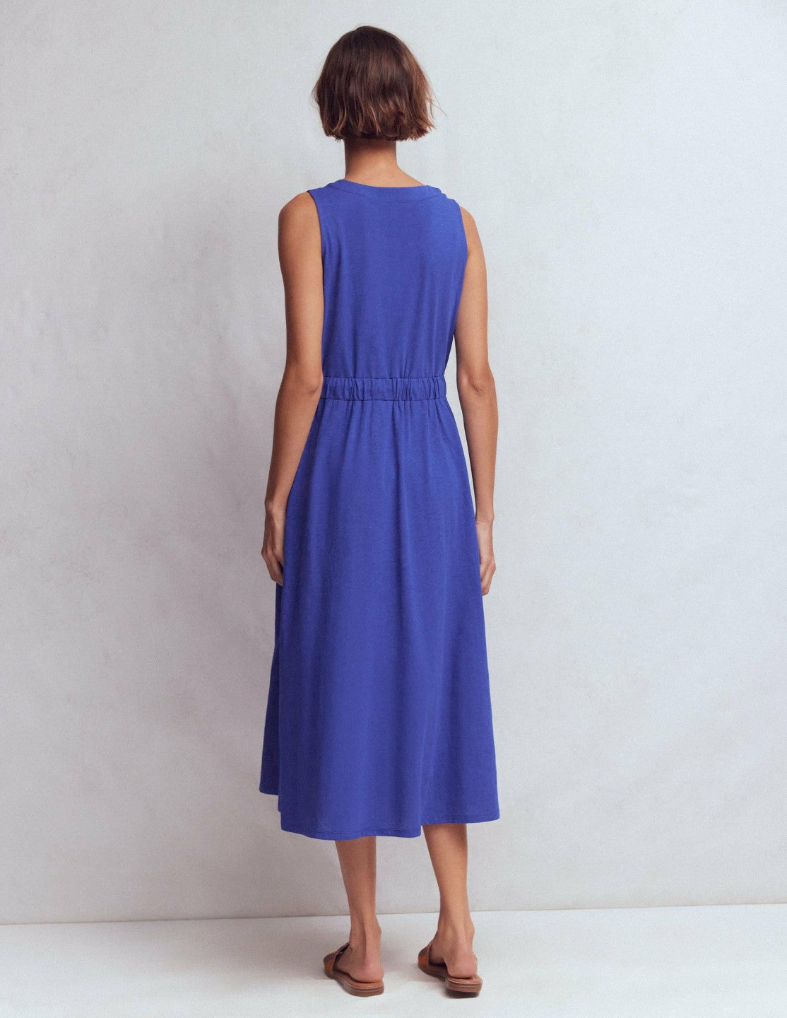 Delphine Midi Sleeveless Dress-Sapphire Blue / Boden Sale