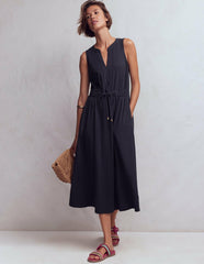 Delphine Midi Sleeveless Dress-Navy / Boden Outlet