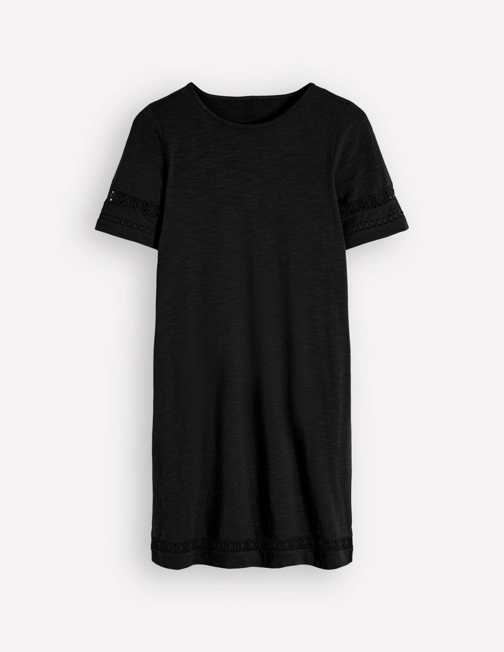 Hattie Jersey T-shirt Dress-Black / Boden us