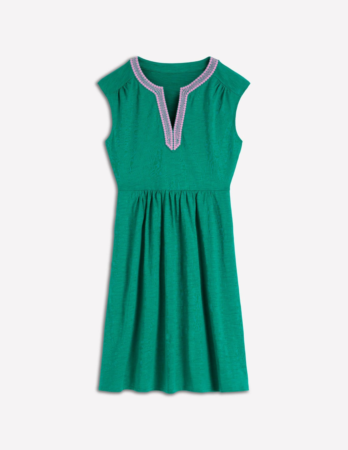 May Jersey Short Dress-Deep Teal / Boden On sale
