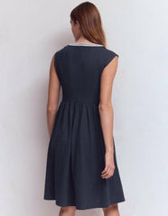 May Jersey Short Dress-Navy / Boden us