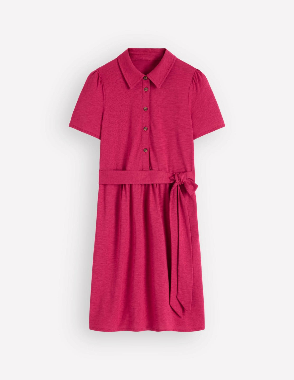 Patti Short Jersey Shirt Dress-Sweet Cherry / Boden Sale