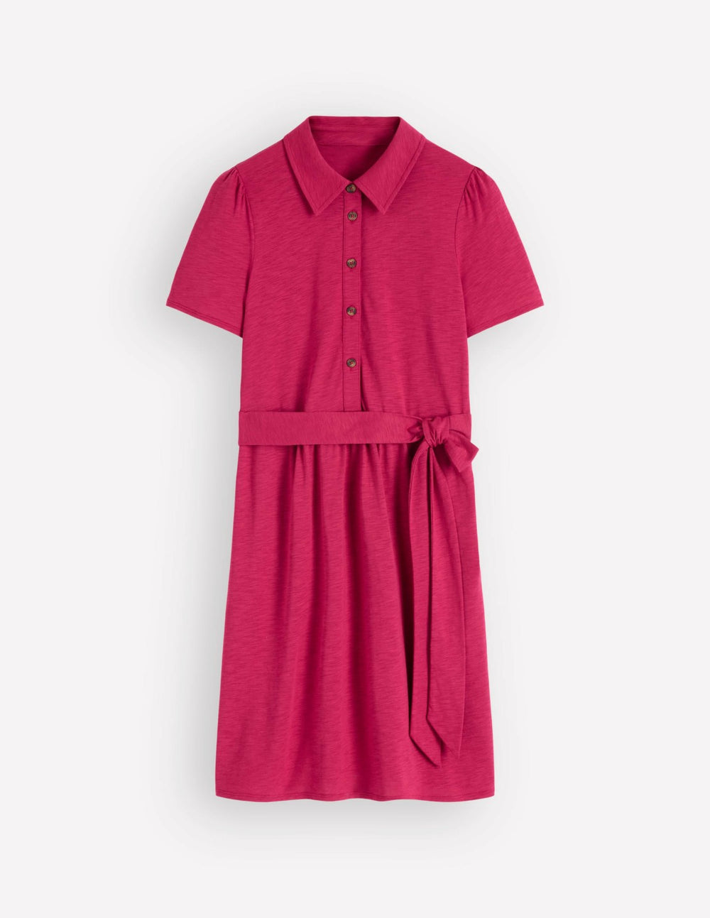 Patti Short Jersey Shirt Dress-Sweet Cherry / Boden Sale