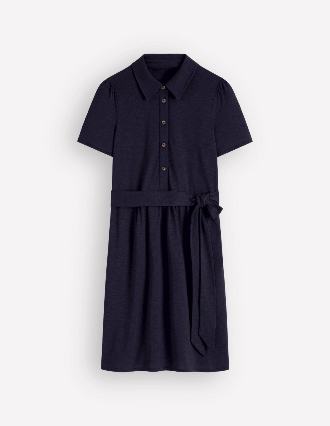 Patti Short Jersey Shirt Dress-Navy / Boden Outlet