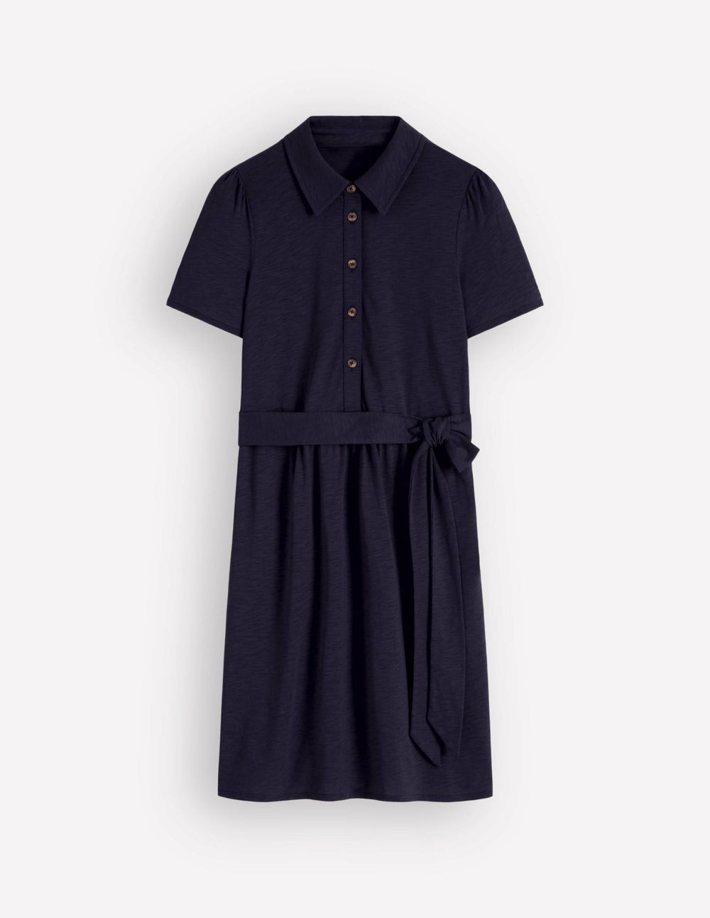Patti Short Jersey Shirt Dress-Navy / Boden Outlet
