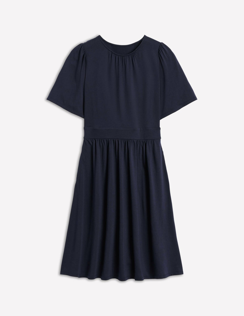 Louisa Short Jersey Dress-Navy / Boden On sale