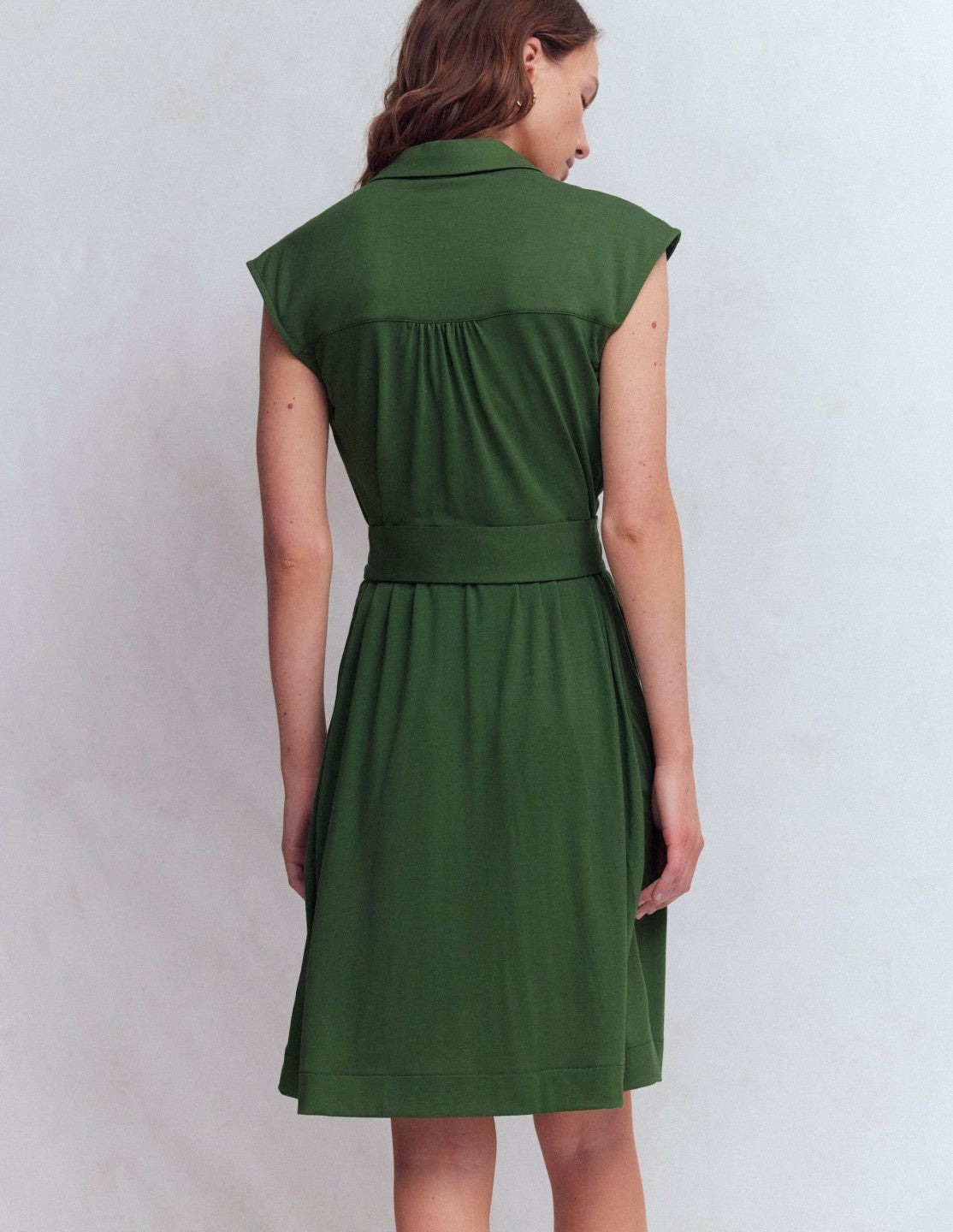 Honor Short Jersey Shirt Dress-Broad Bean / Boden Sale