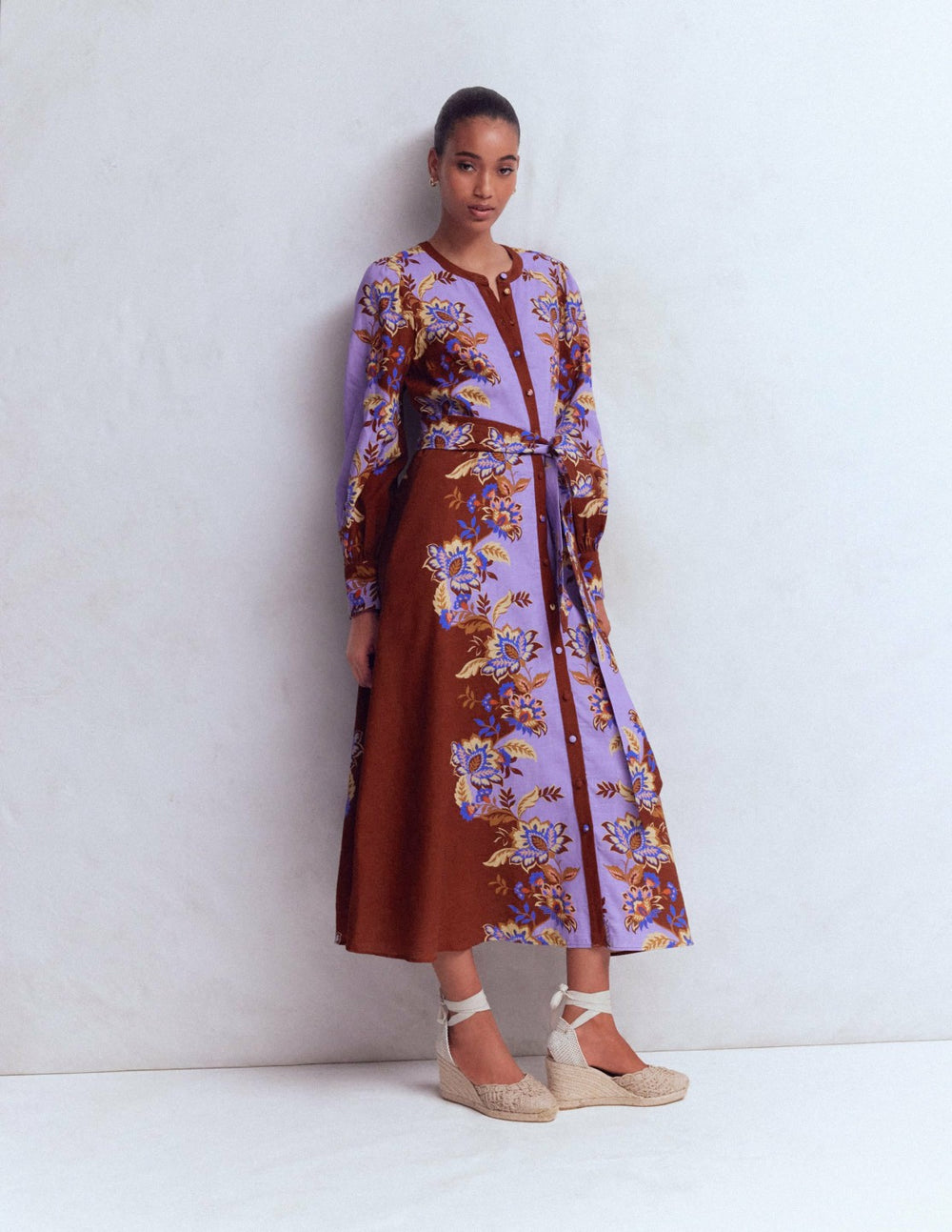 Blouson Sleeve Occasion Dress-Multi Super Bloom / Boden On sale