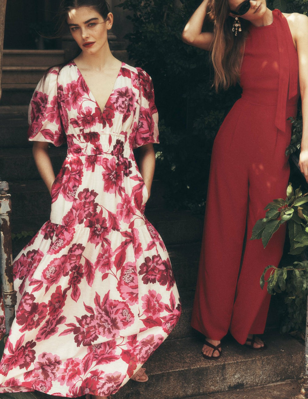Irene Occasion Dress-Pink Opulent Blossom / Boden Outlet