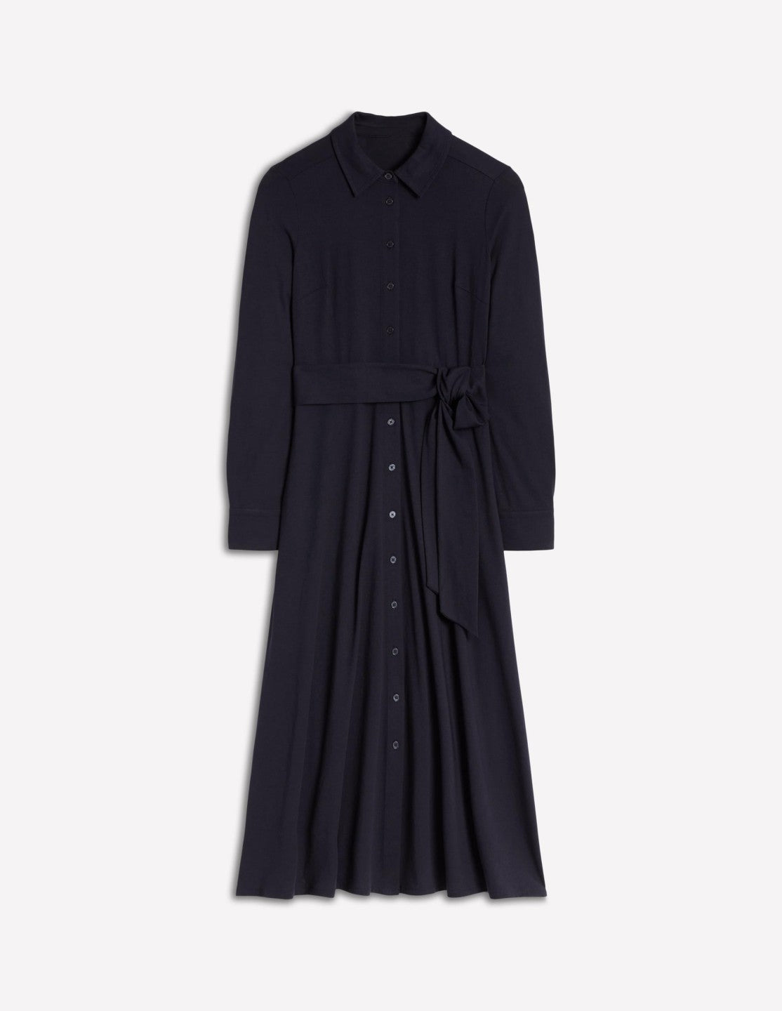 Marcia Jersey Shirt Dress-Navy / Boden Sale