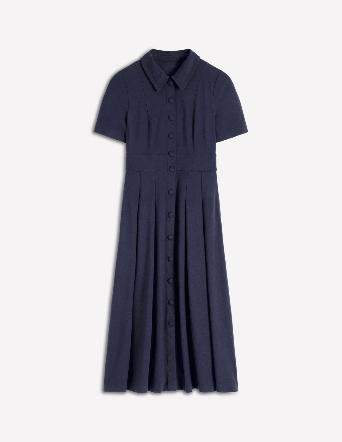 Bridget Ponte Shirt Dress-Navy / Boden Discount
