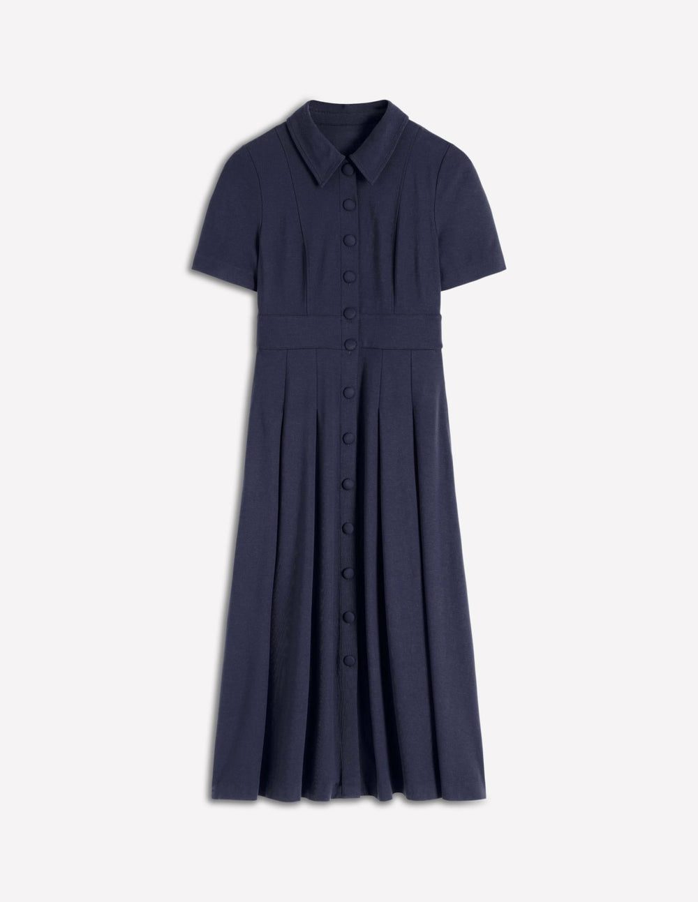 Bridget Ponte Shirt Dress-Navy / Boden Discount