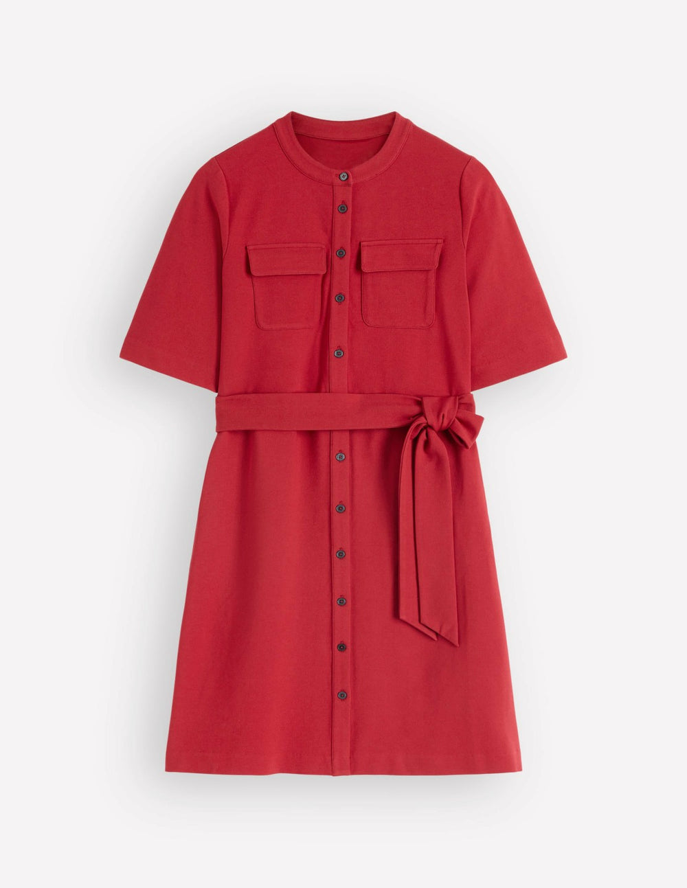 Front Pocket Ponte Dress-Crimson Red / Boden Discount