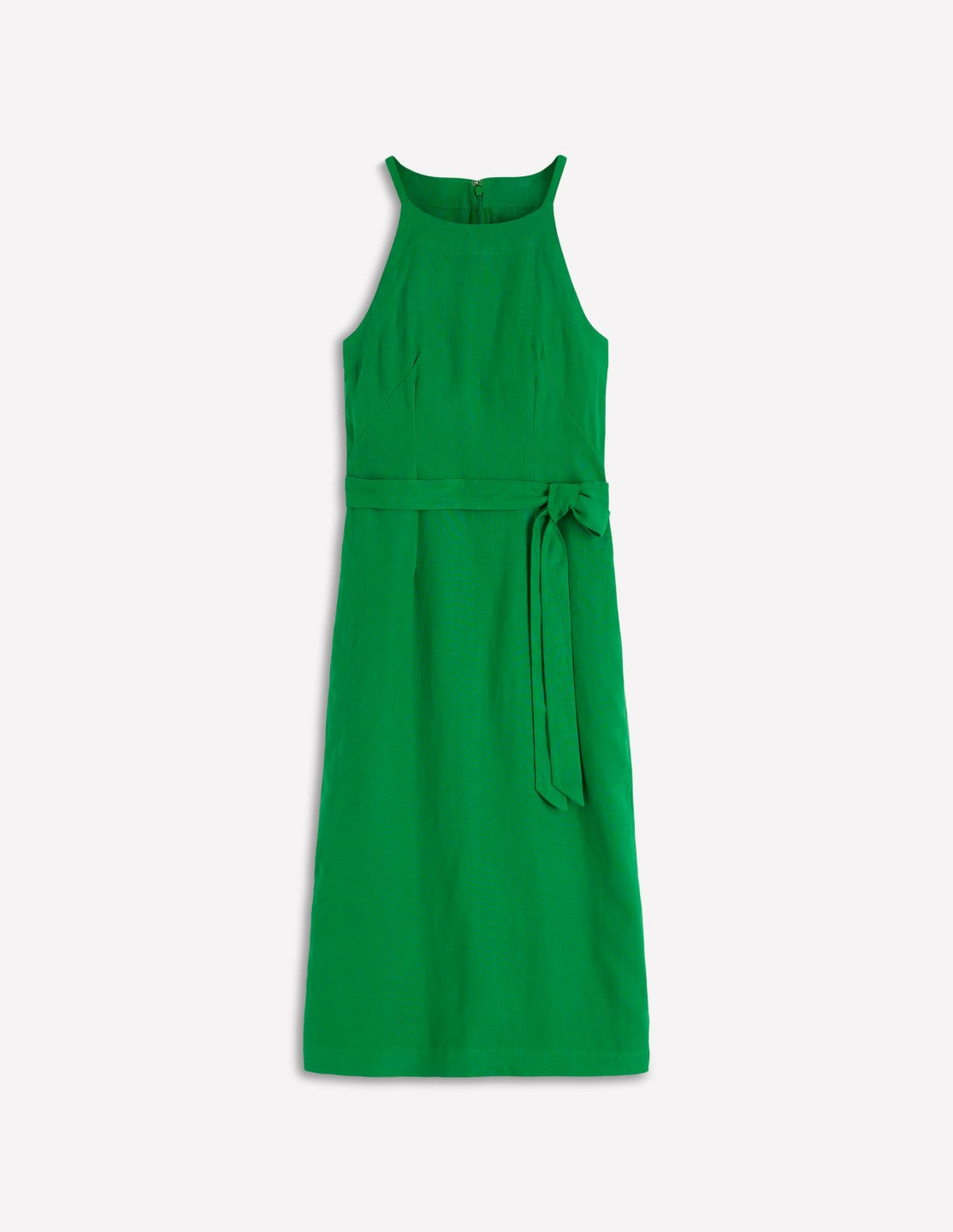 Rosa Halter Linen Midi Dress-Amazon Green / Boden Outlet