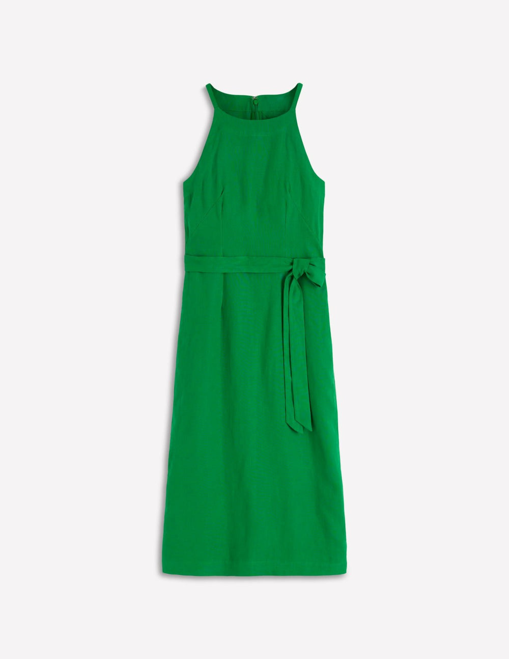 Rosa Halter Linen Midi Dress-Amazon Green / Boden Outlet