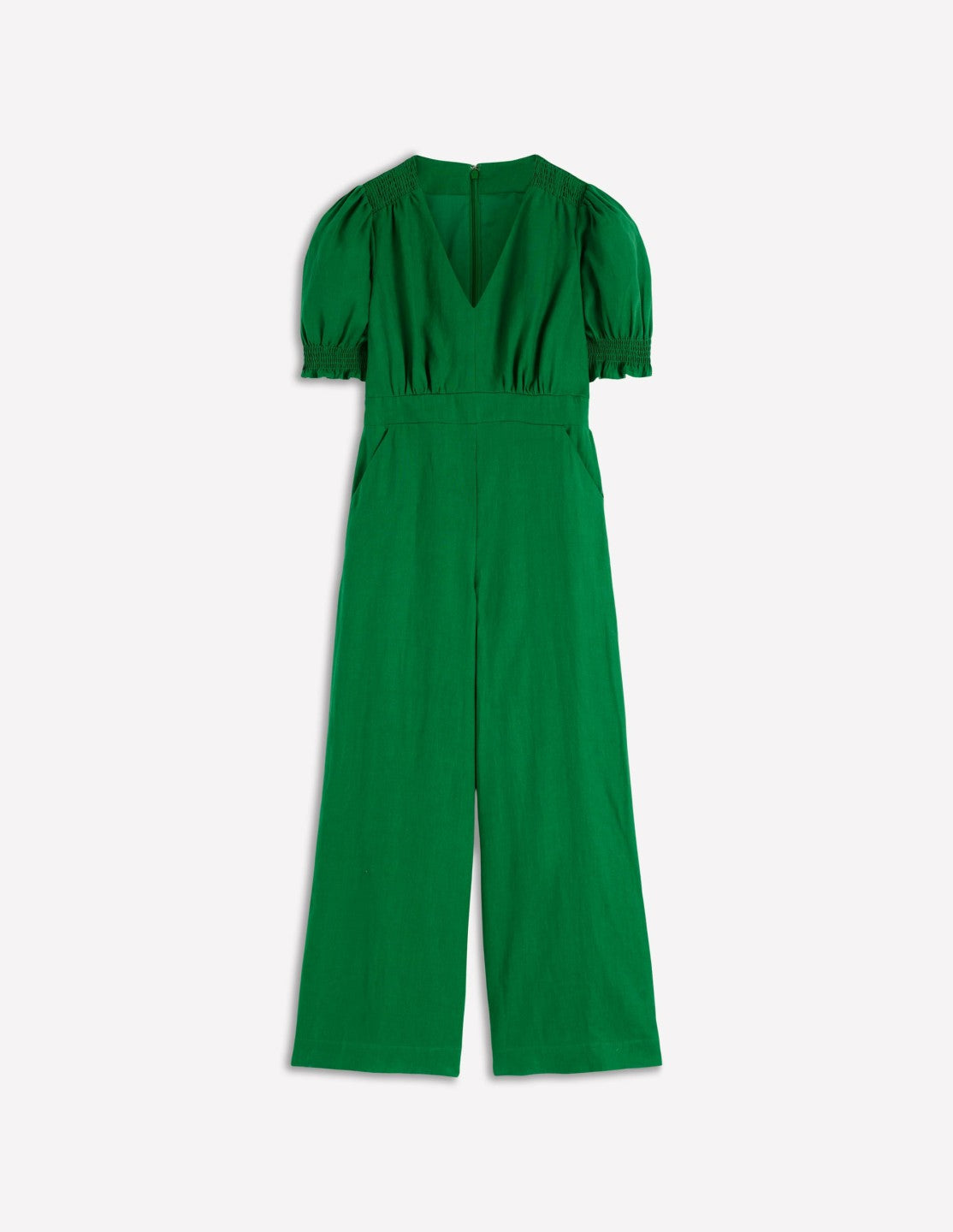 Anna Linen Jumpsuit-Amazon Green / Boden On sale