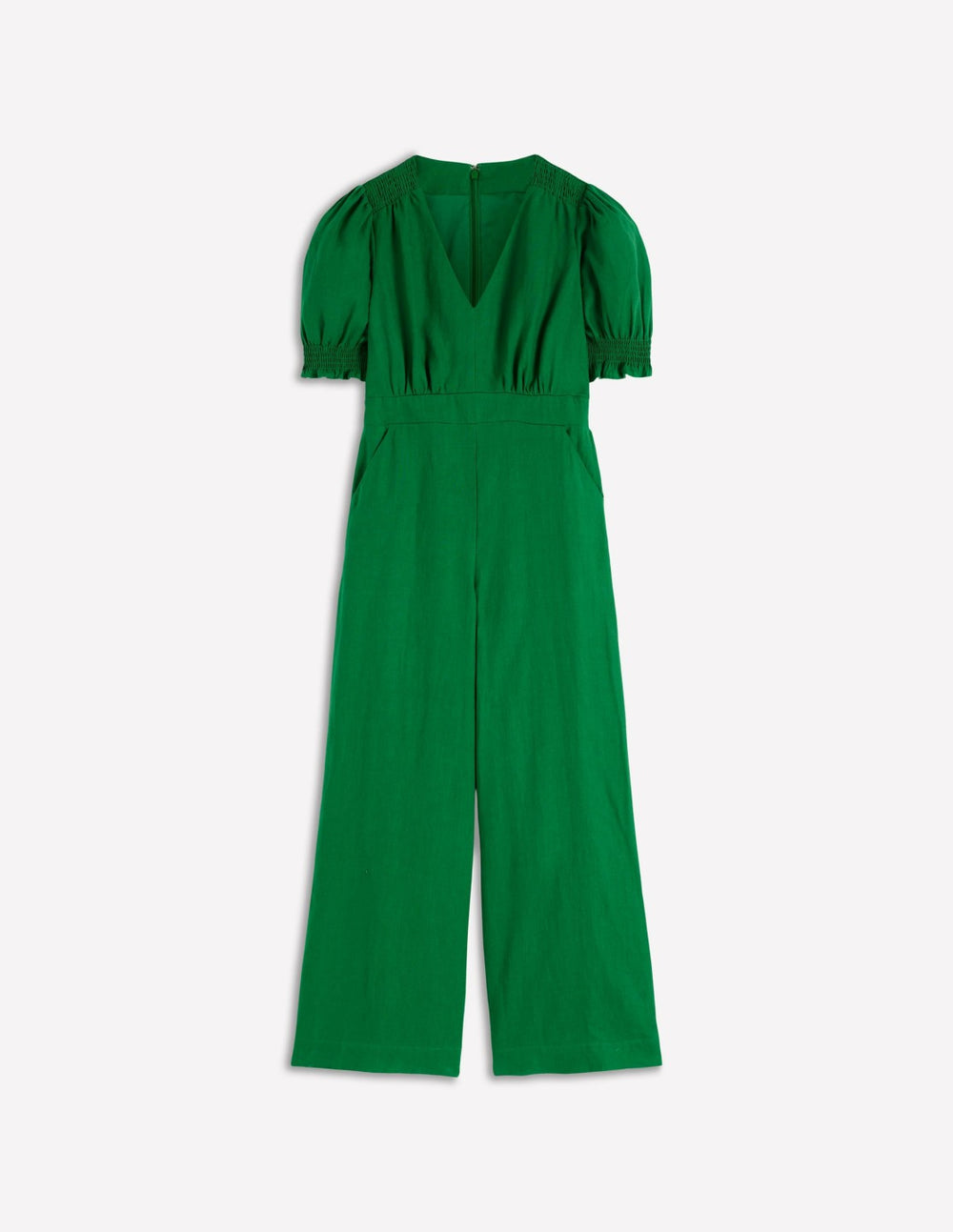 Anna Linen Jumpsuit-Amazon Green / Boden On sale