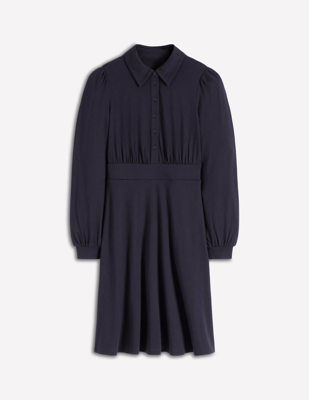 Orla Short Jersey Shirt Dress-Navy / Boden Outlet