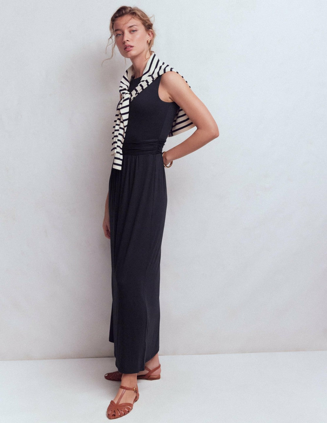 Antonia Jersey Maxi Dress-Navy / Boden