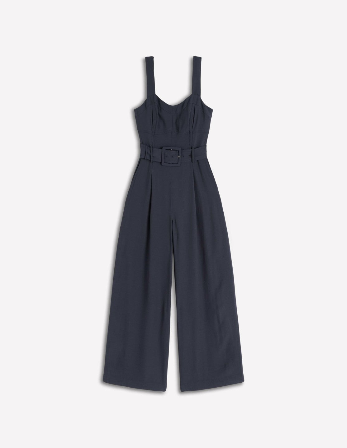 Boned Bodice Occasion Jumpsuit-Navy / Boden us
