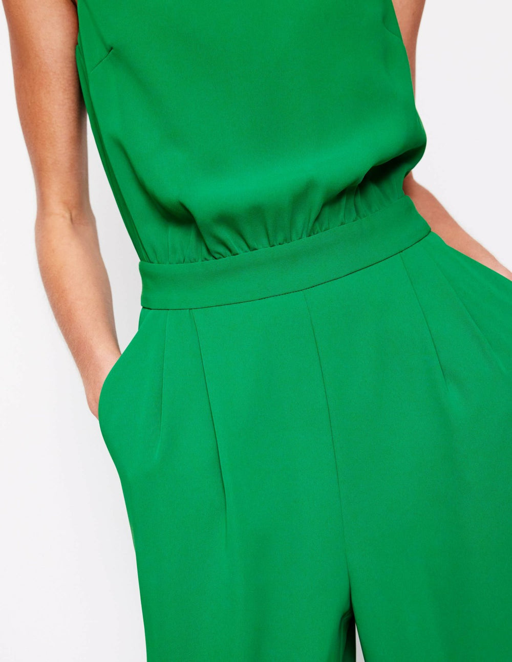 Clarissa Jumpsuit-Rich Emerald / Boden Outlet