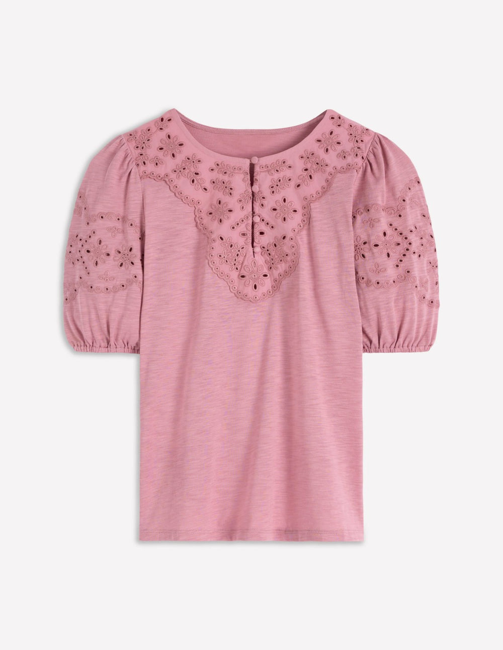 Ada Broderie Mix Top-Lilas / Boden Outlet