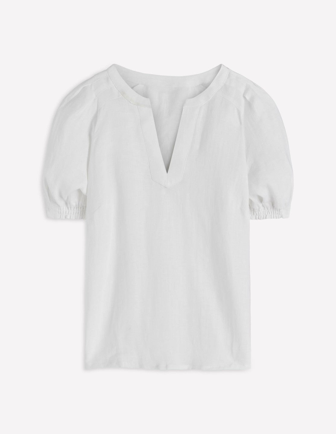 Rae Linen Top-White / Boden Sale
