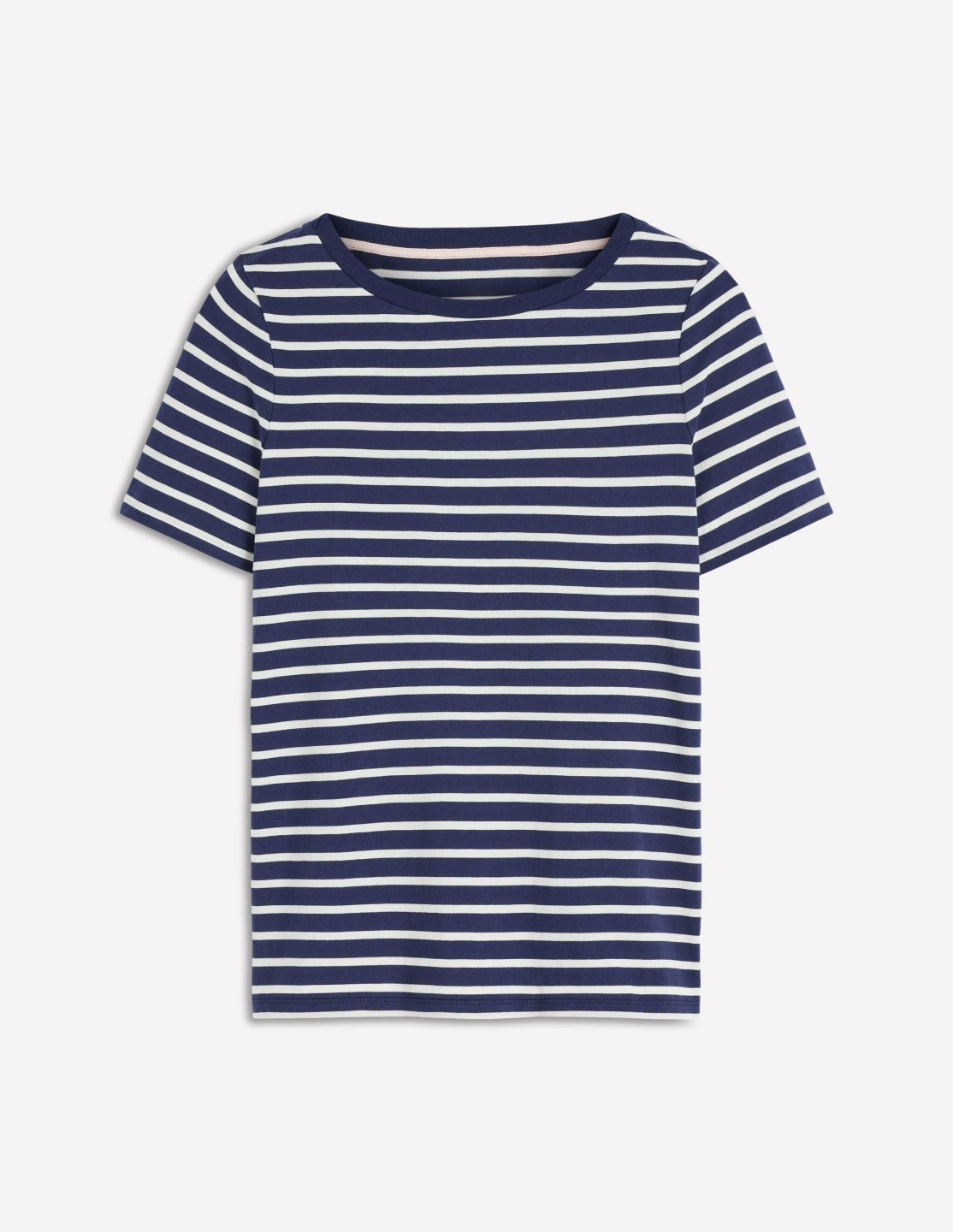 Olivia Short Sleeve Breton-Navy, Ivory / Boden Outlet