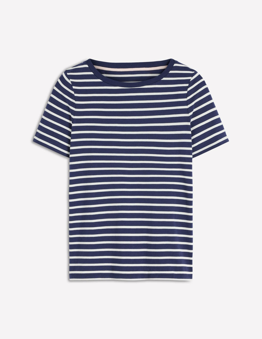 Olivia Short Sleeve Breton-Navy, Ivory / Boden Outlet