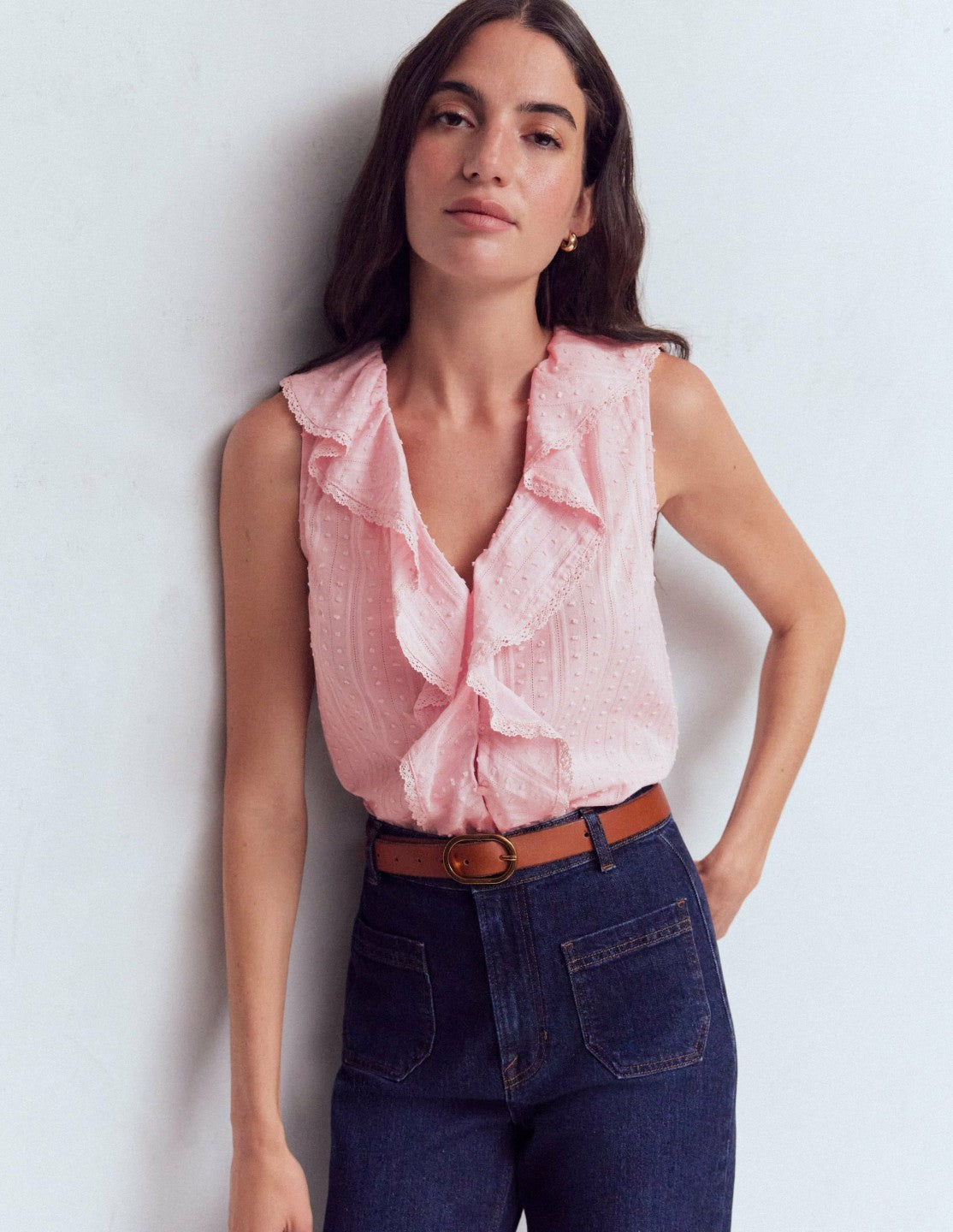 Eliza Sleeveless Top-French Pink / Boden