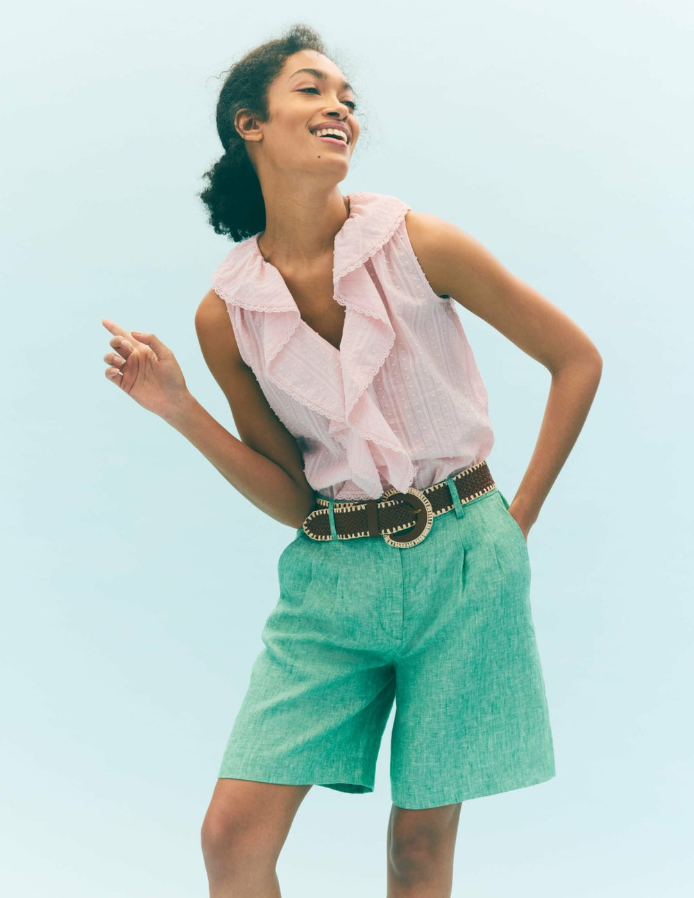 Eliza Sleeveless Top-French Pink / Boden