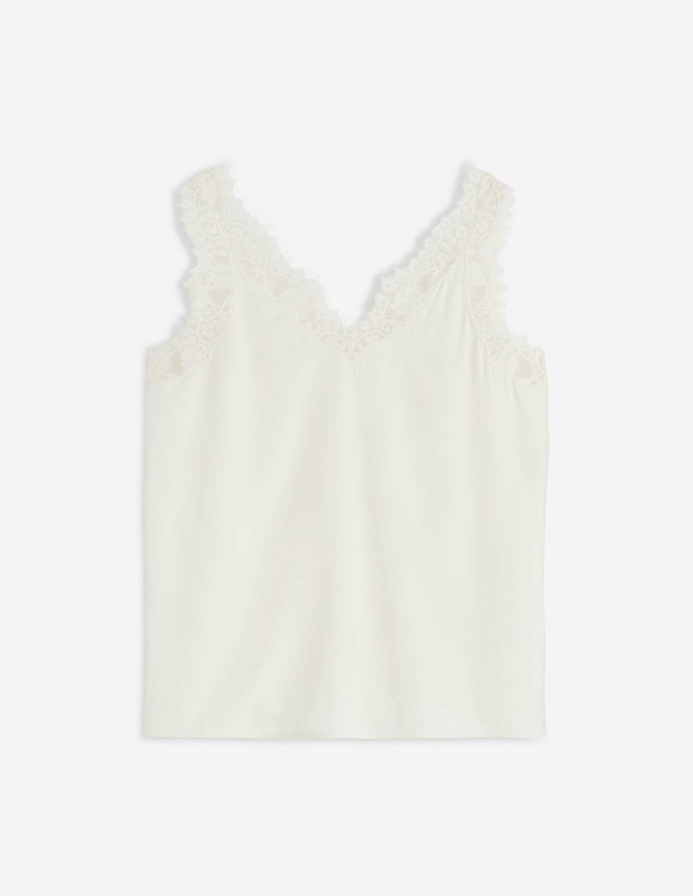 Ara Silk Blend Lace Cami-Ivory / Boden Outlet