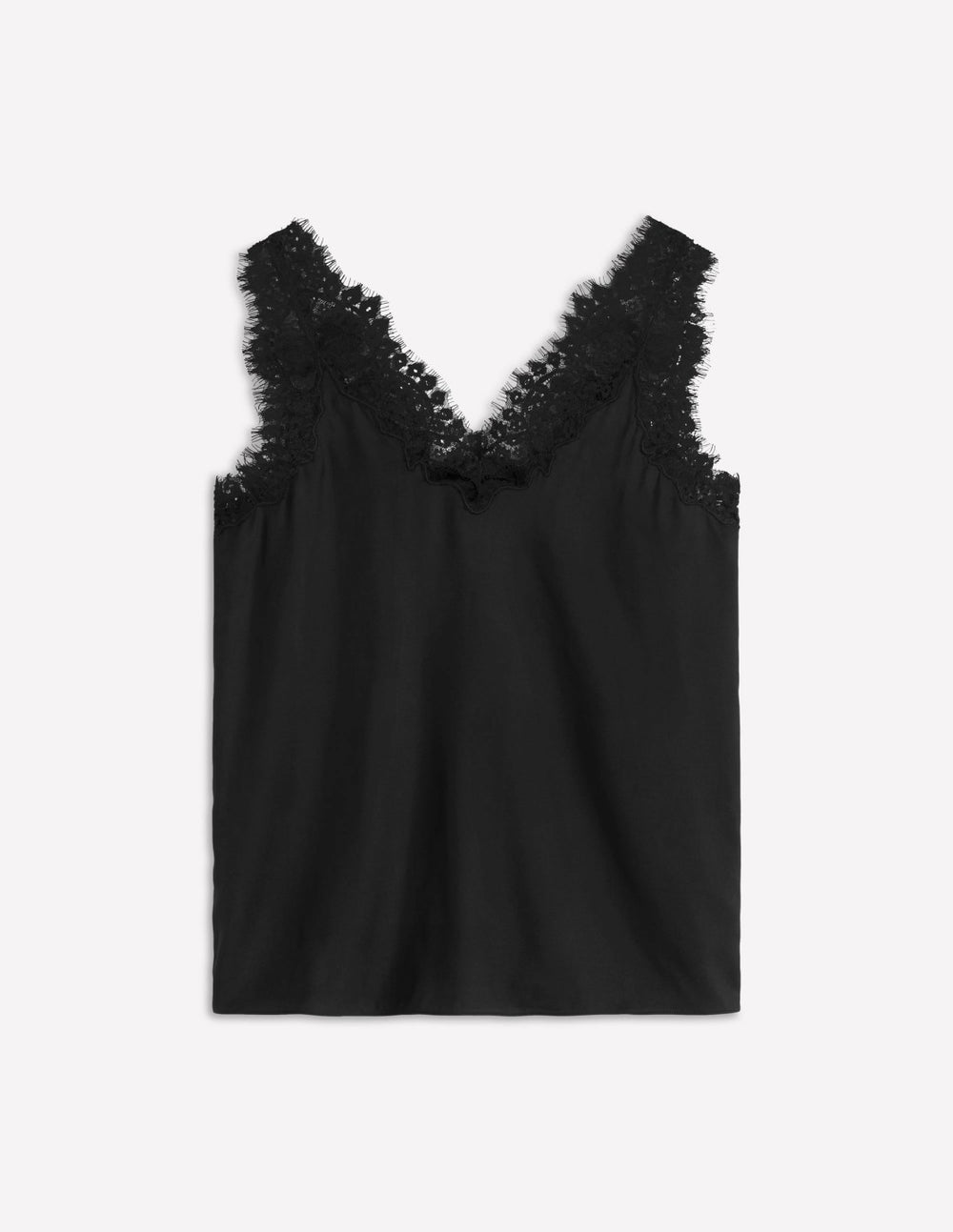 Ara Silk Blend Lace Cami-Black / Boden