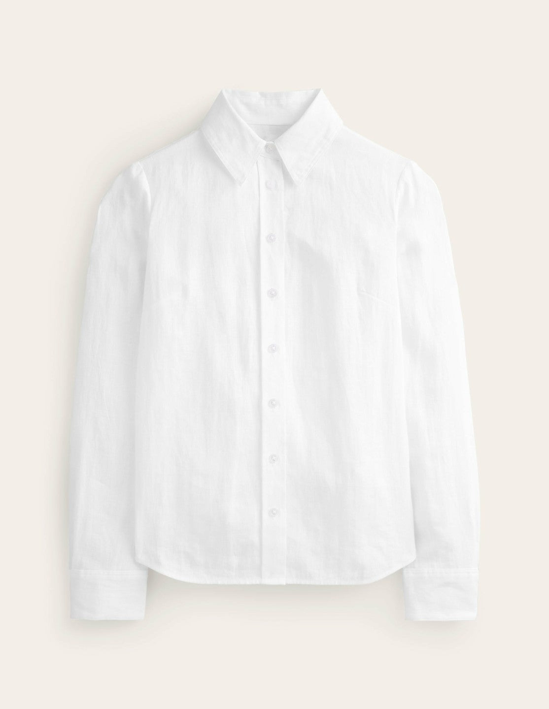 Sienna Linen Shirt-White / Boden Online