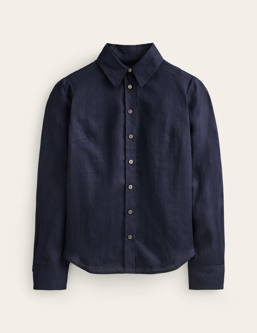Sienna Linen Shirt-Navy / Boden On sale