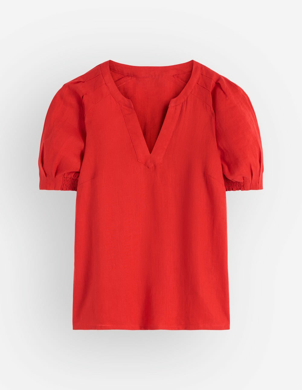 Rae Linen Top-Blood Orange / Boden On sale