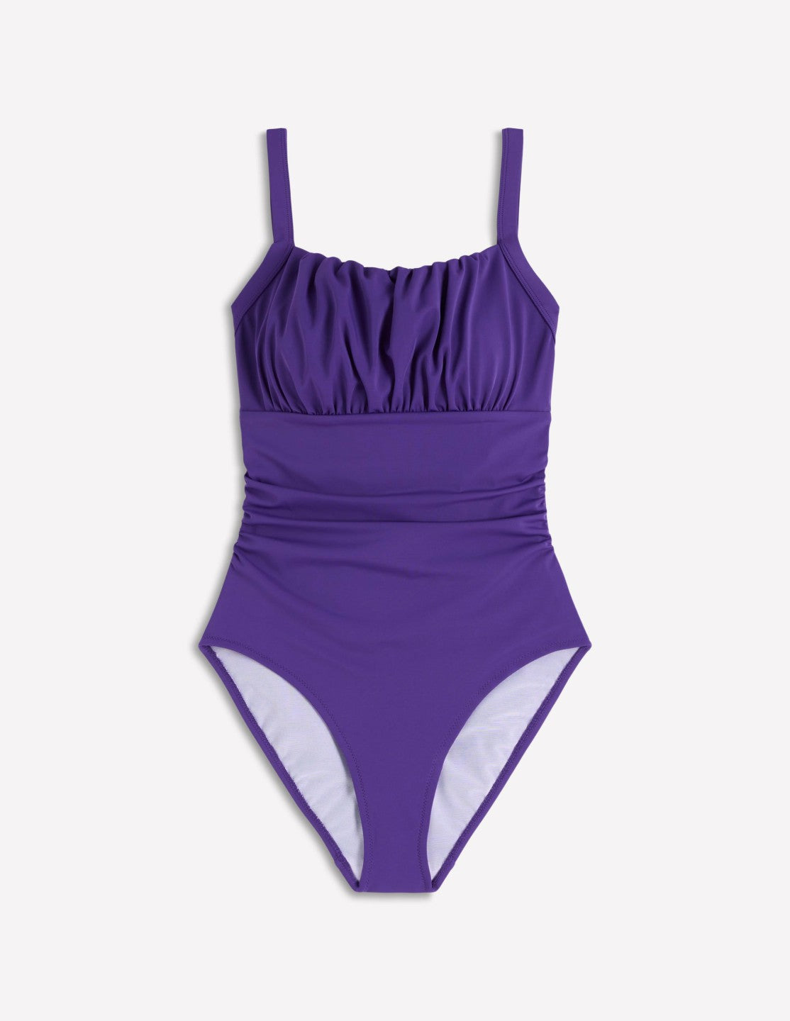 Skiathos Ruched Panel Swimsuit-Cobalt Blue / Boden Discount