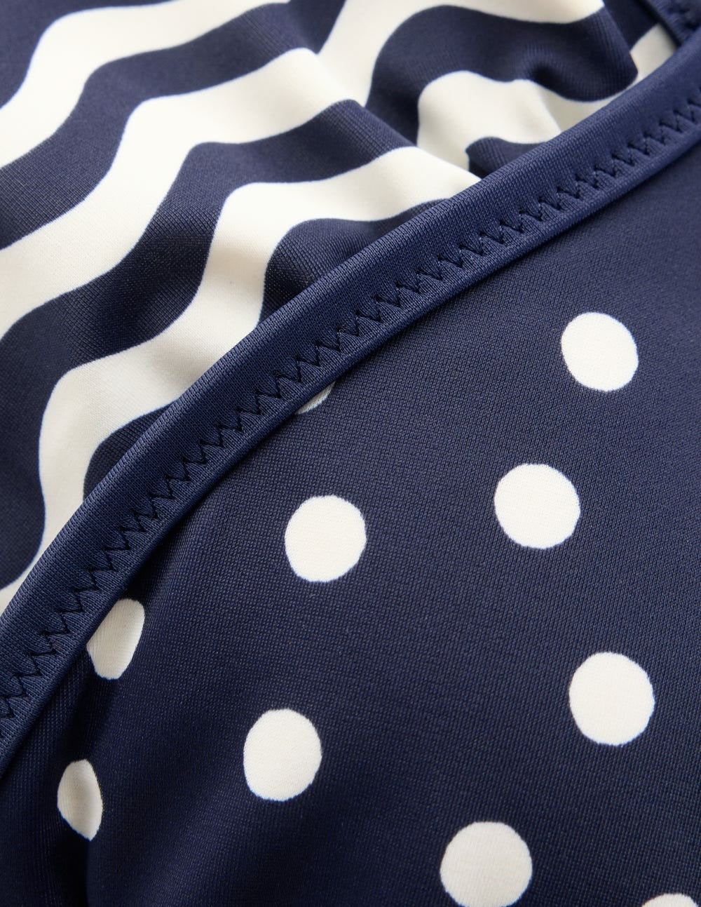 Symi Reversible Bikini Top-Navy, Stipe & Dot / Boden us