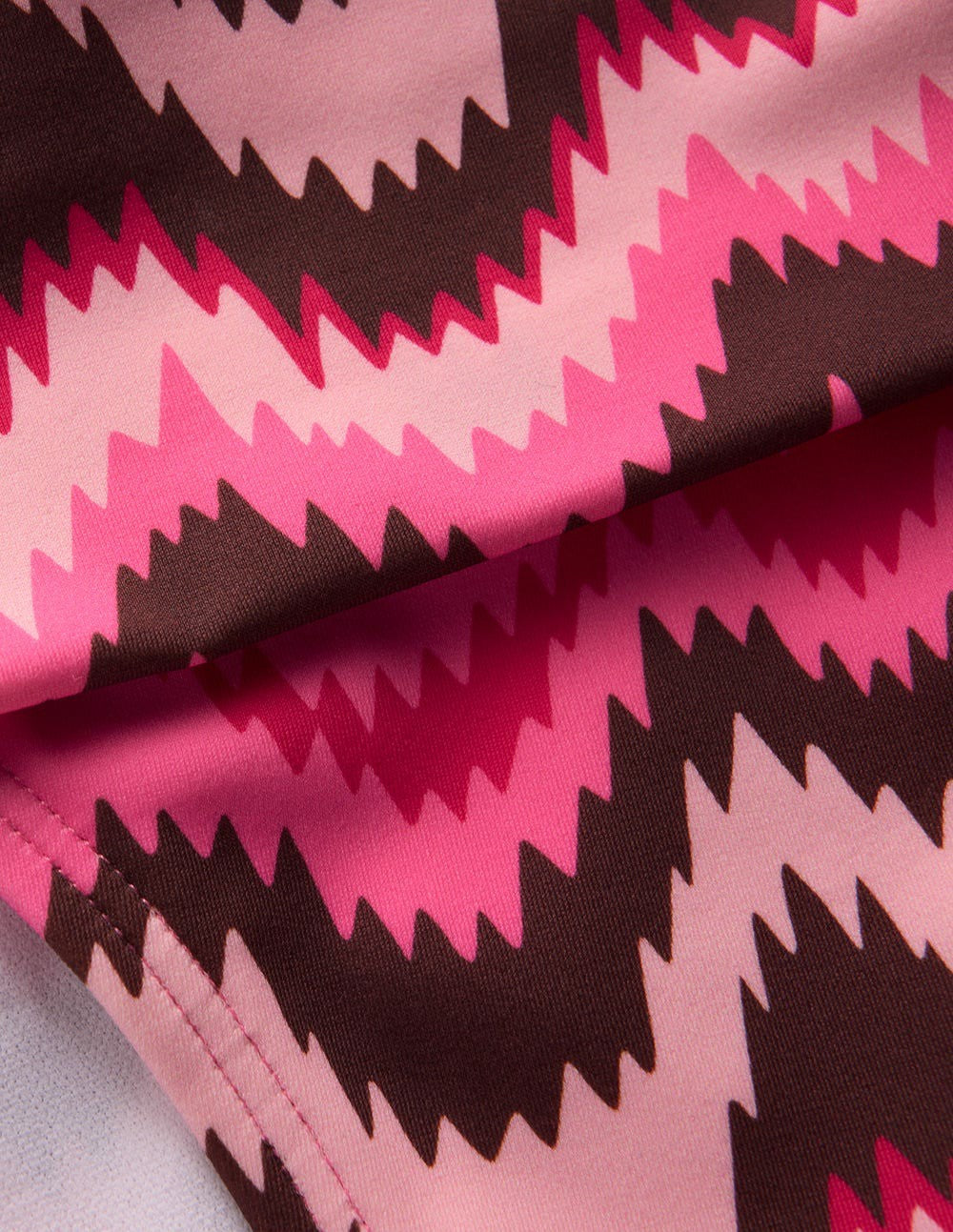 Classic Fold Bikini Bottoms-Pink, Zig zag Wave / Boden Sale