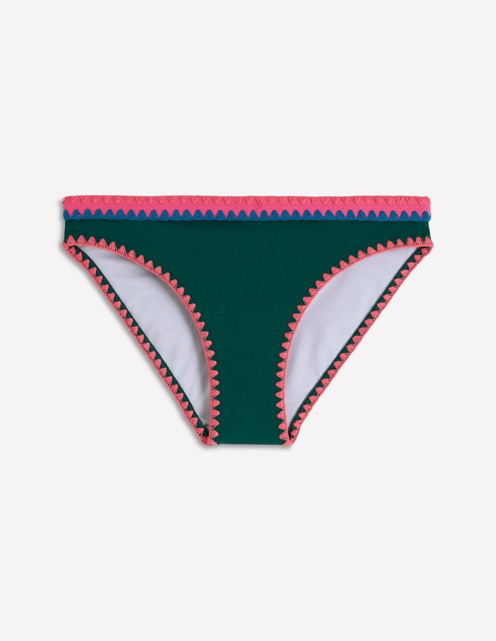 Porto Bikini Bottoms-Mangrove Green, Embroidery / Boden Sale