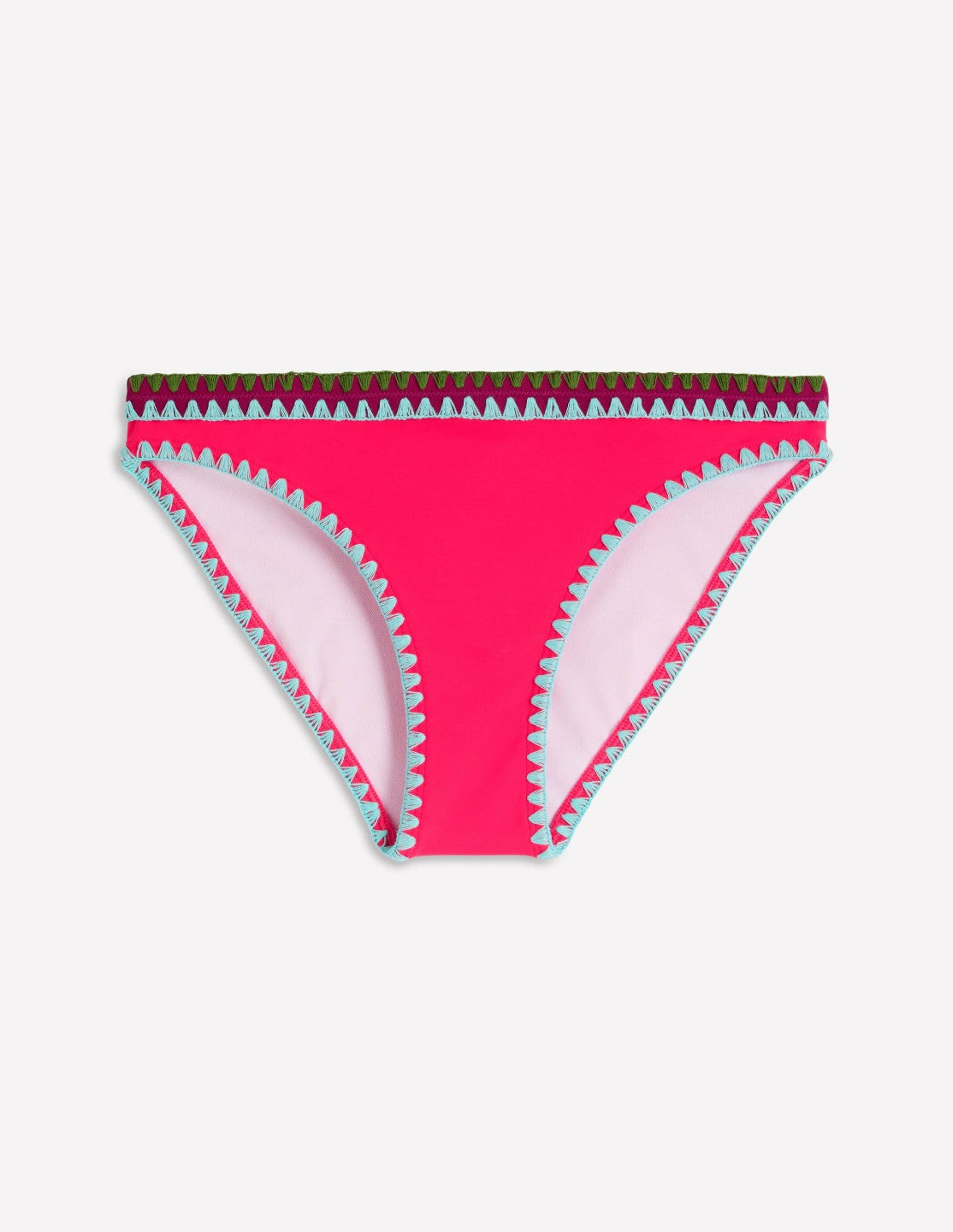 Porto Bikini Bottoms-Rosy, Embroidery / Boden Outlet