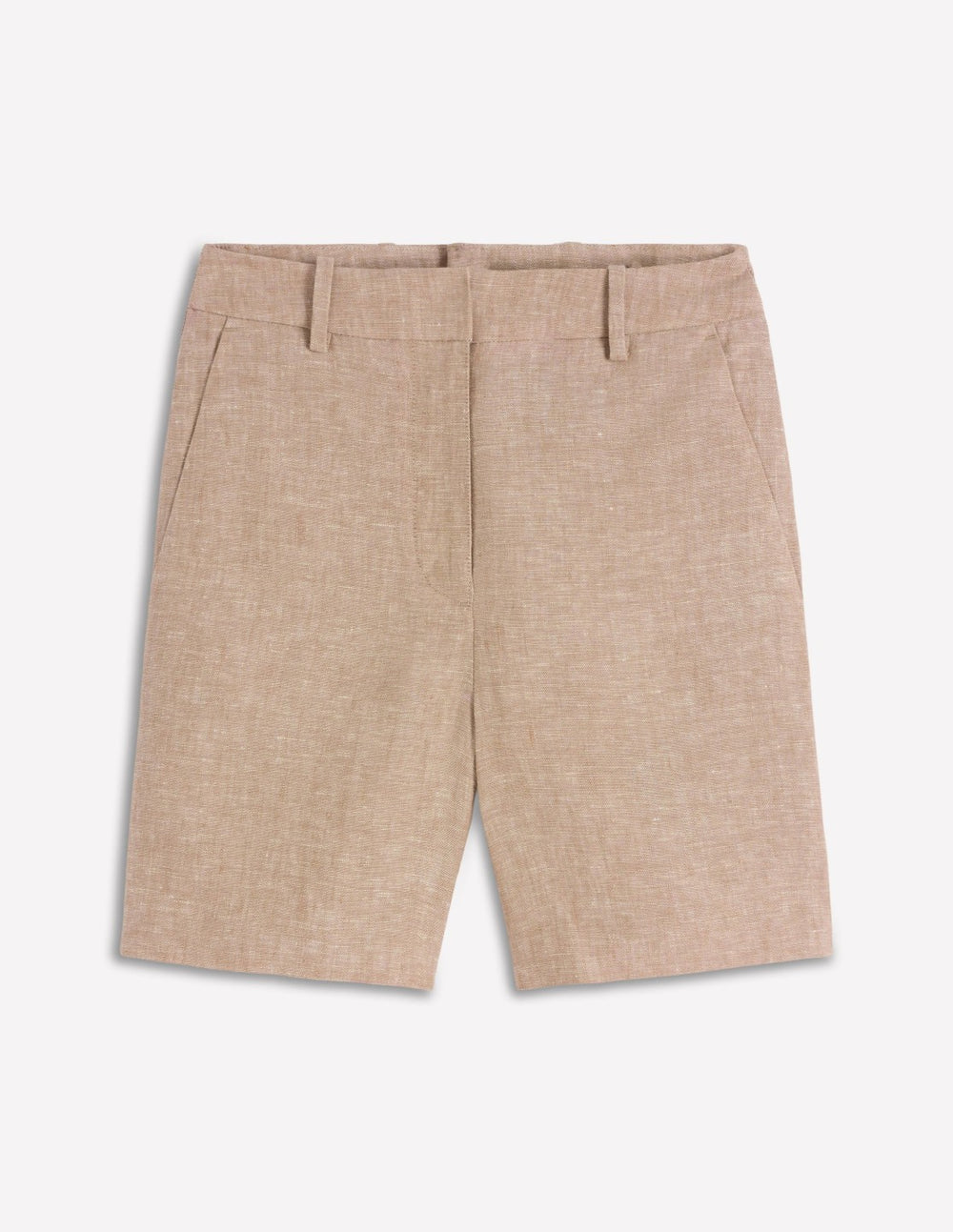 Belgravia Linen Shorts-Cappuccino Chambray / Boden Discount