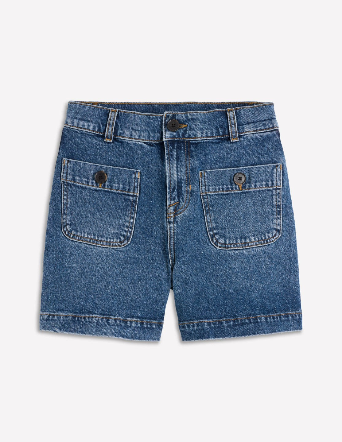 Primrose Denim Shorts-Mid Vintage / Boden Outlet