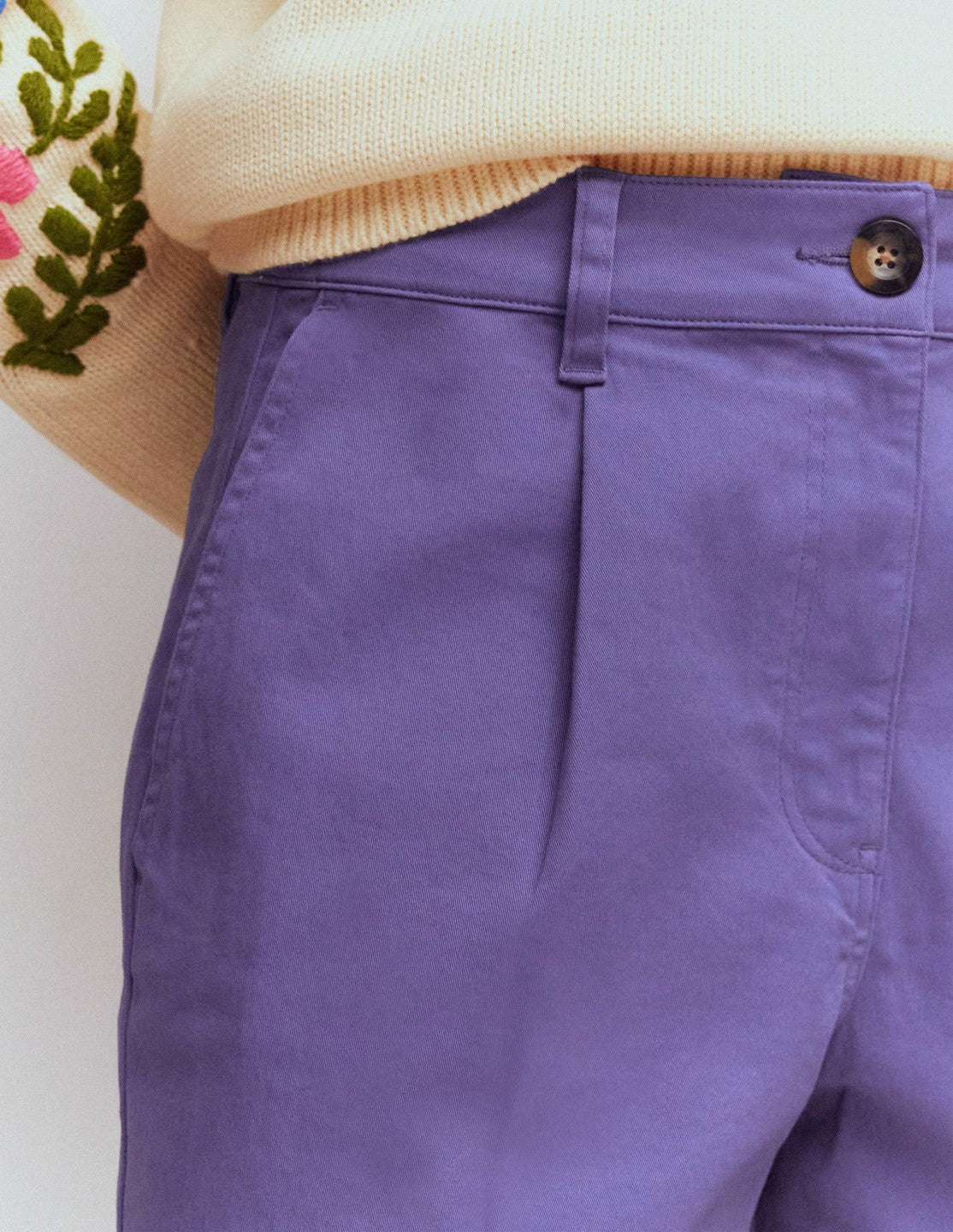 Chino Shorts-Purple Thistle / Boden Outlet