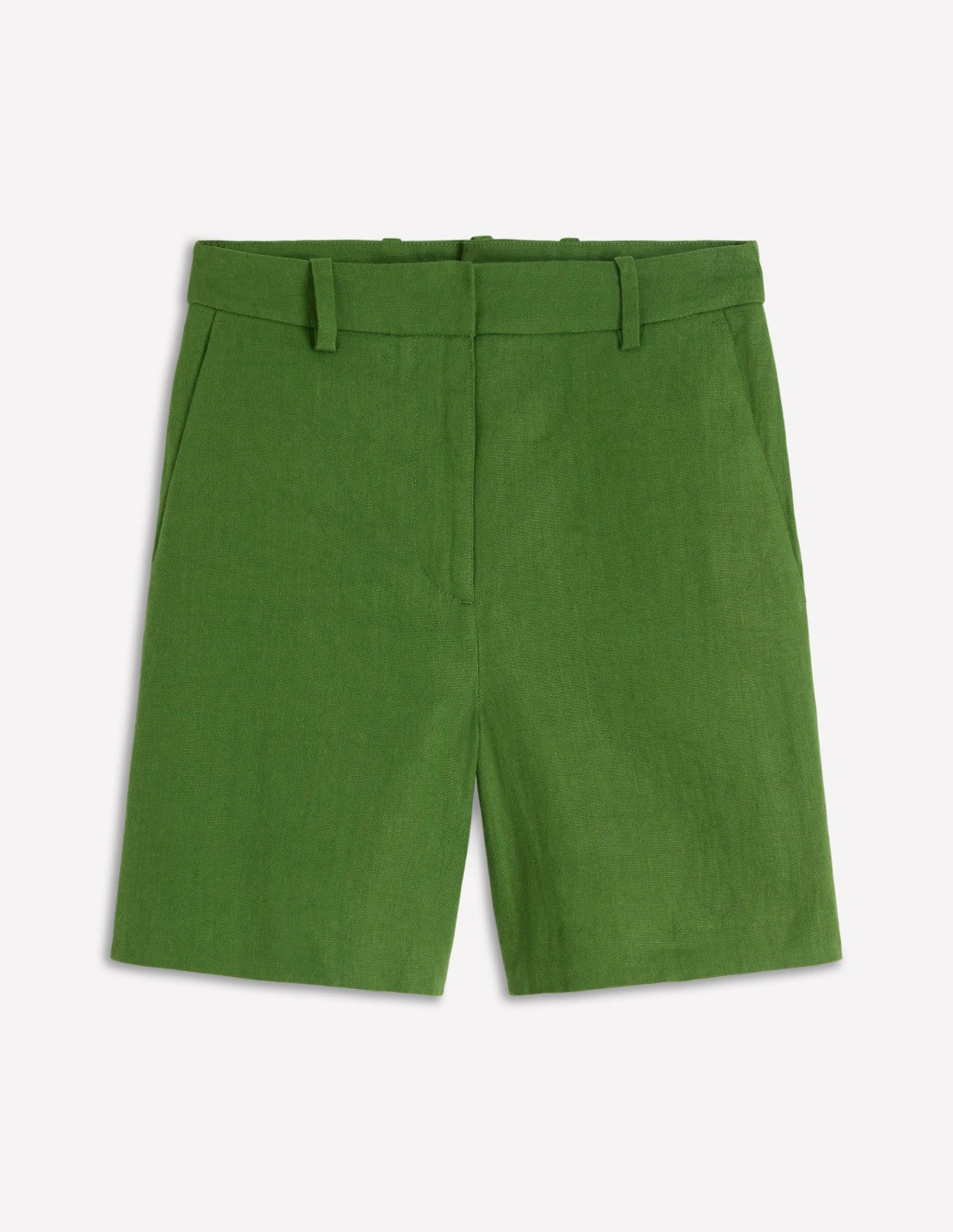 Belgravia Linen Shorts-Promenade Green / Boden us