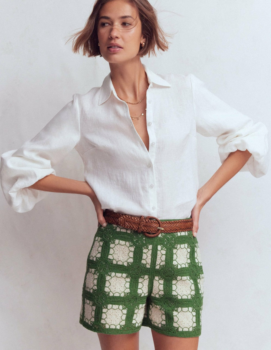 Crochet Shorts-Multi / Boden Sale
