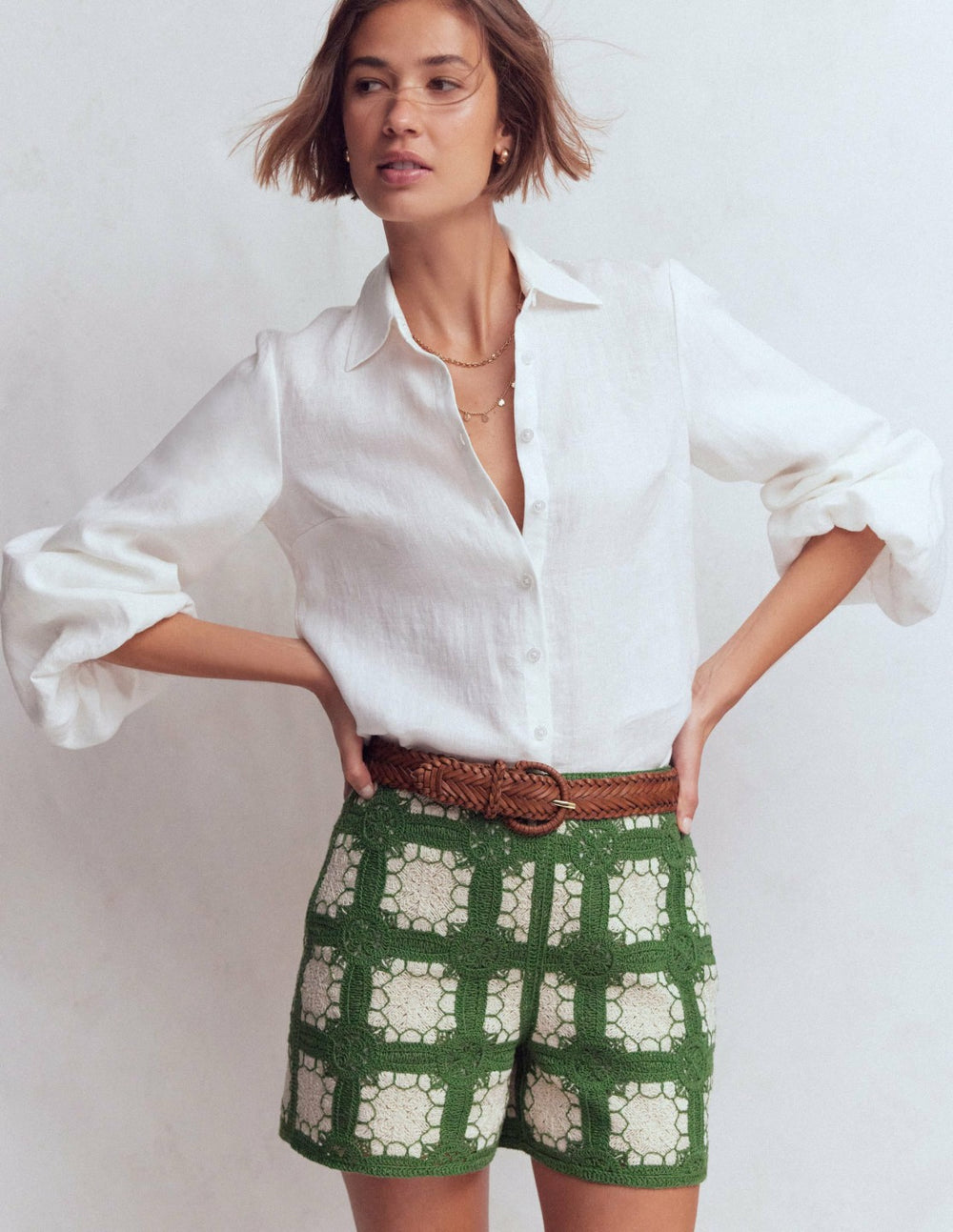 Crochet Shorts-Multi / Boden Sale