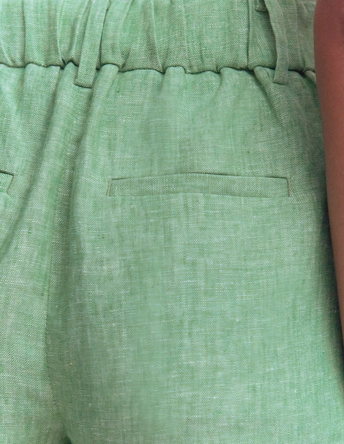 Kensington Linen Shorts-Aloe Green Chambray / Boden us